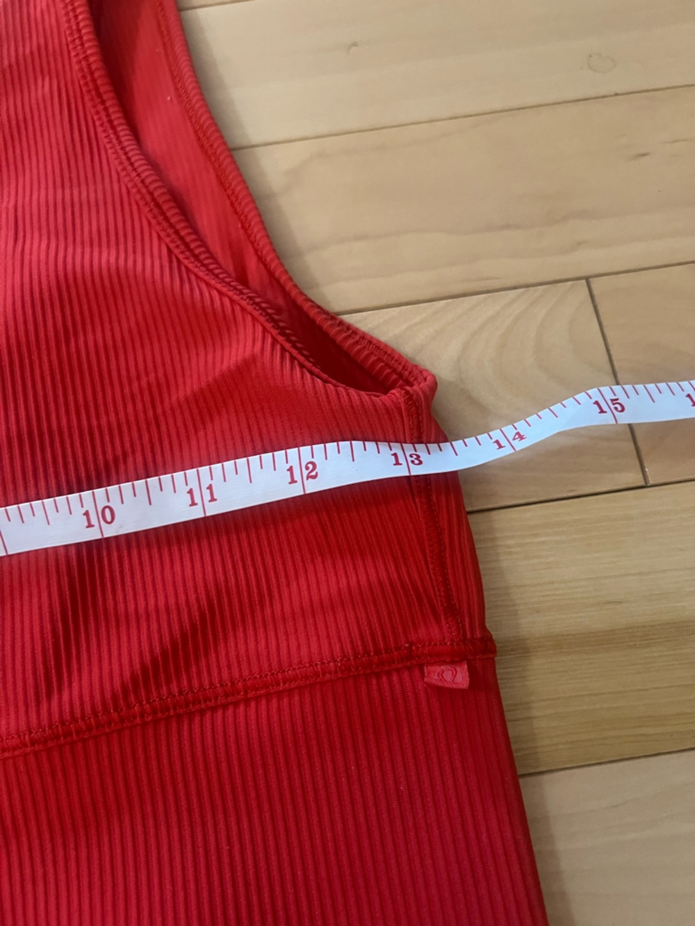 Lululemon Ribbed Red Tank Top - Picture 6 of 6